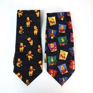 Bundle‎ Vintage Disney Winnie the Pooh Ties VGUC Pooh Bear Collectable